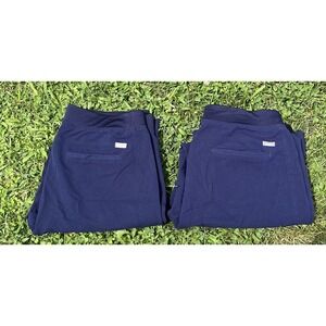 Lot of 2 Figs‎ Pants Mens XL Navy Blue Technical Cargo Scrub Medical Uniform